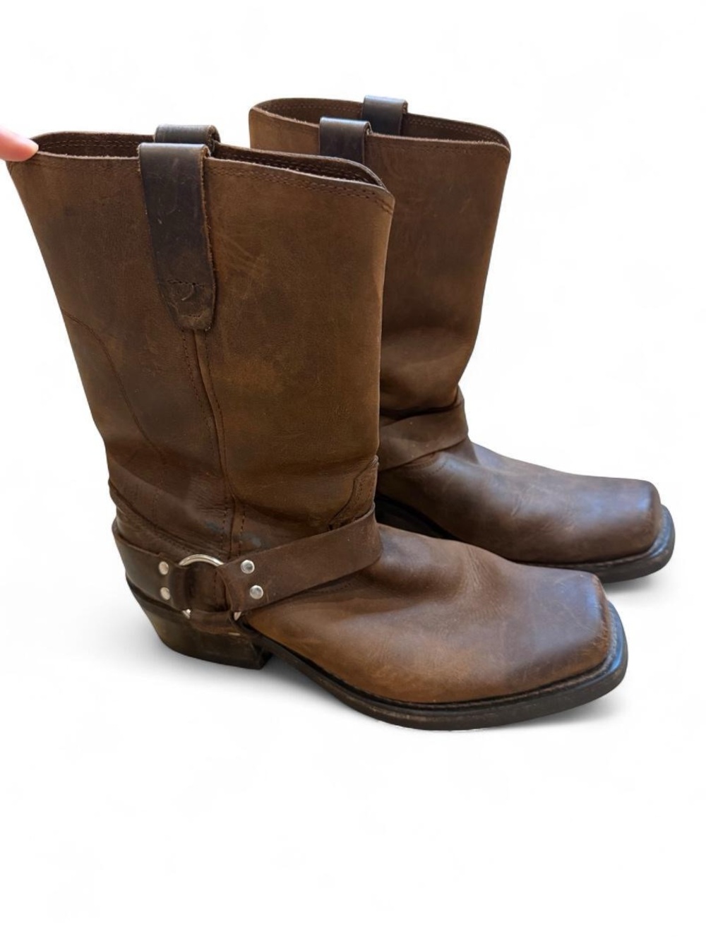 Durango Crossroads Brown Leather Harness Boots Men’s 11.5 EE Wide
